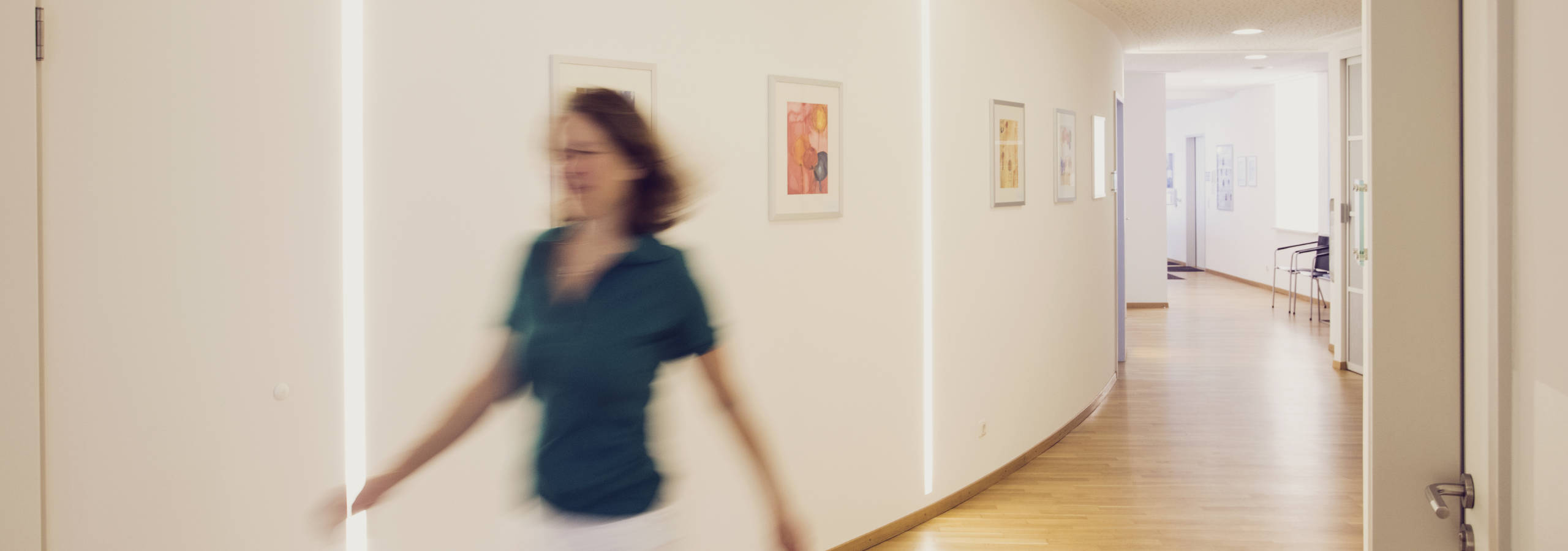 Praxisflur Lungenfacharzt München